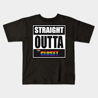 Straight Outta the Closet Kids T-Shirt